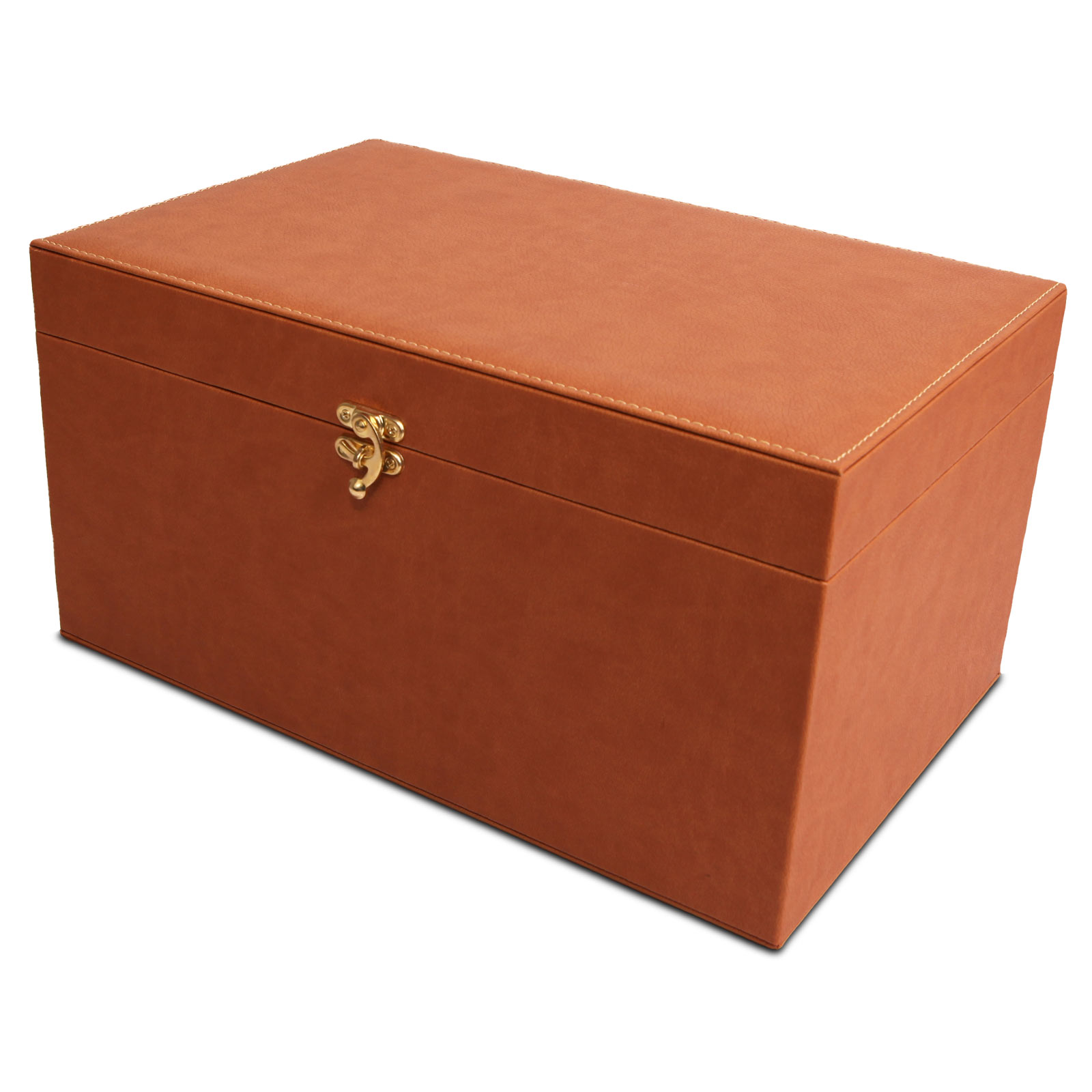 KUTU 6 KİLİTLİ KUTU AHŞAP KASA TERMO DERİ SIVAMA