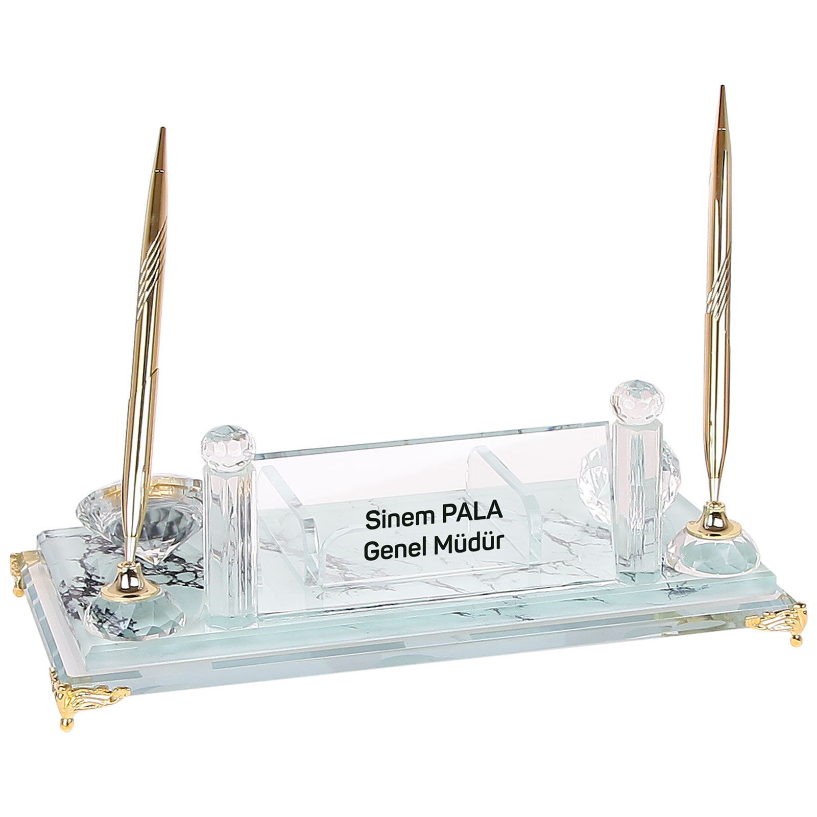 BULUT KRİSTAL MASA SETİ