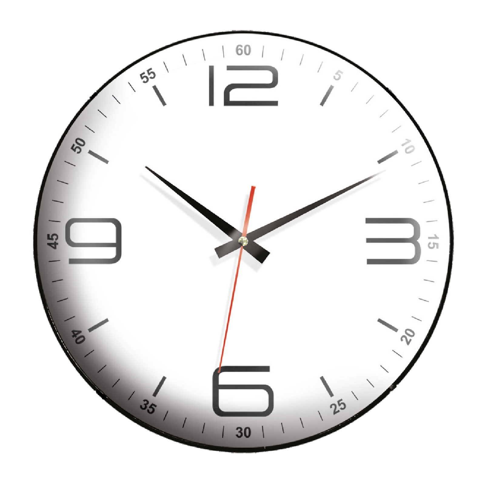 KRİYOS207 PLASTİK KASA DUVAR SAATİ (350 MM)