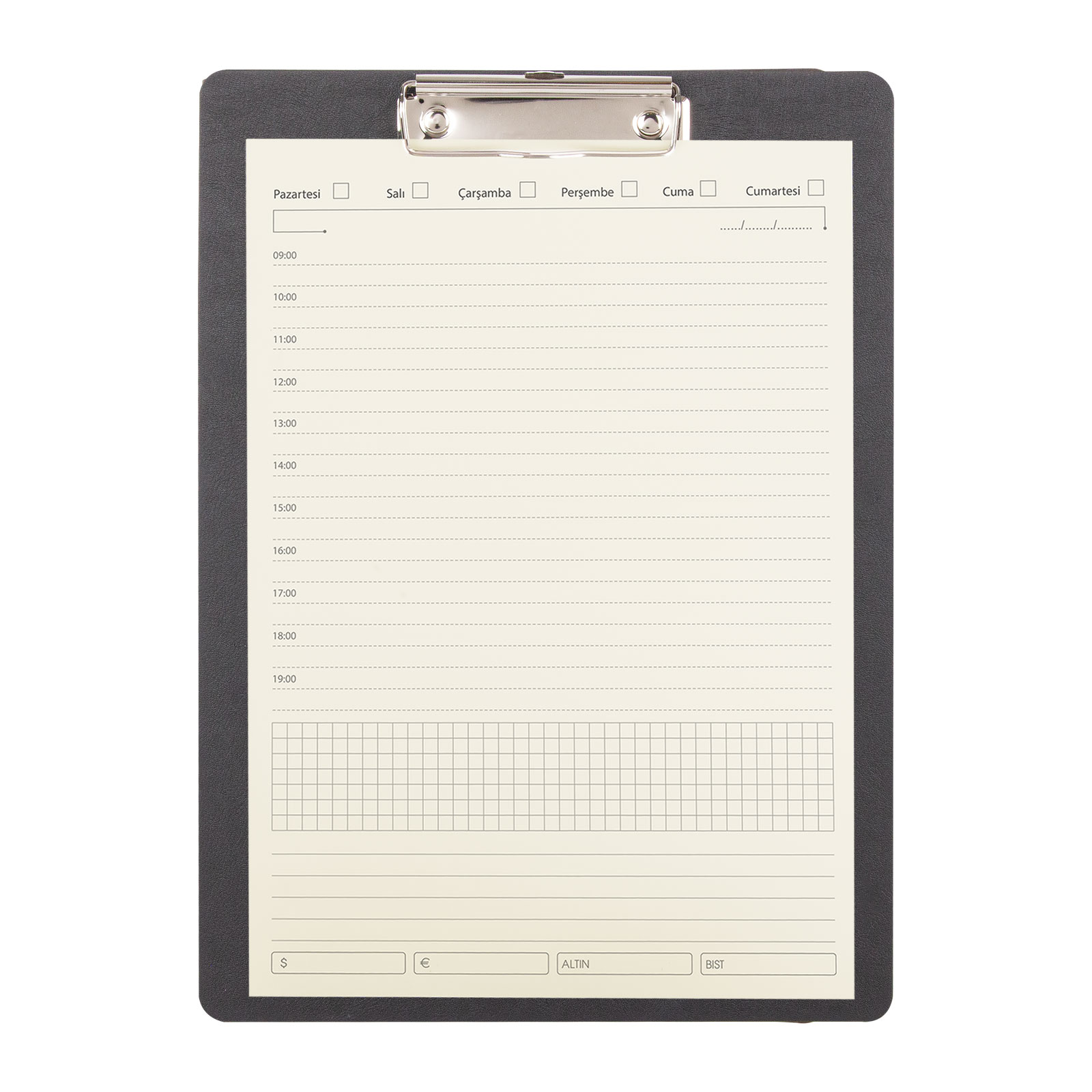 HOŞDERE SİYAH A4 SEKRETERLİK (24x34,5 CM)