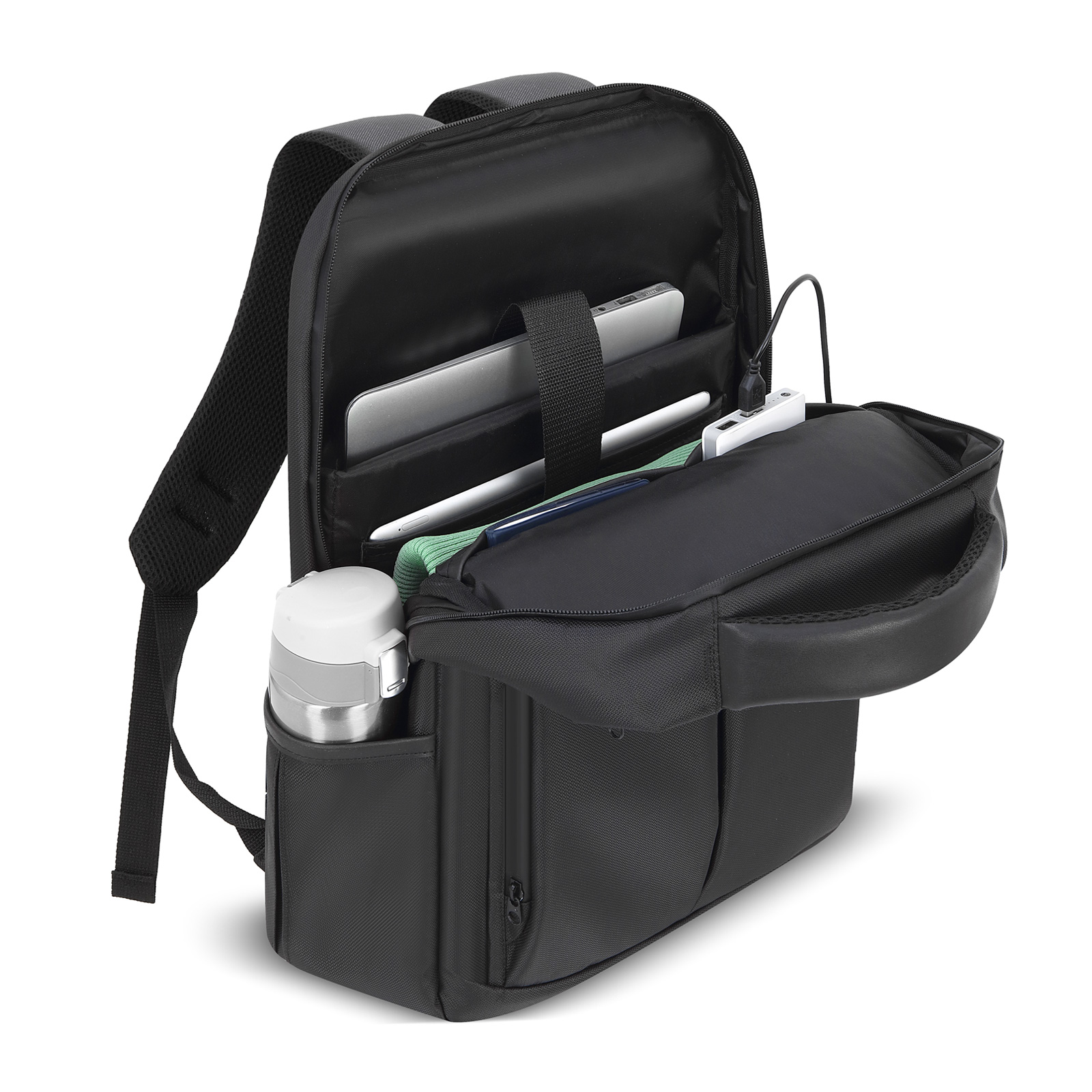 ROTA SİYAH LAPTOP BÖLMELİ SIRT ÇANTASI