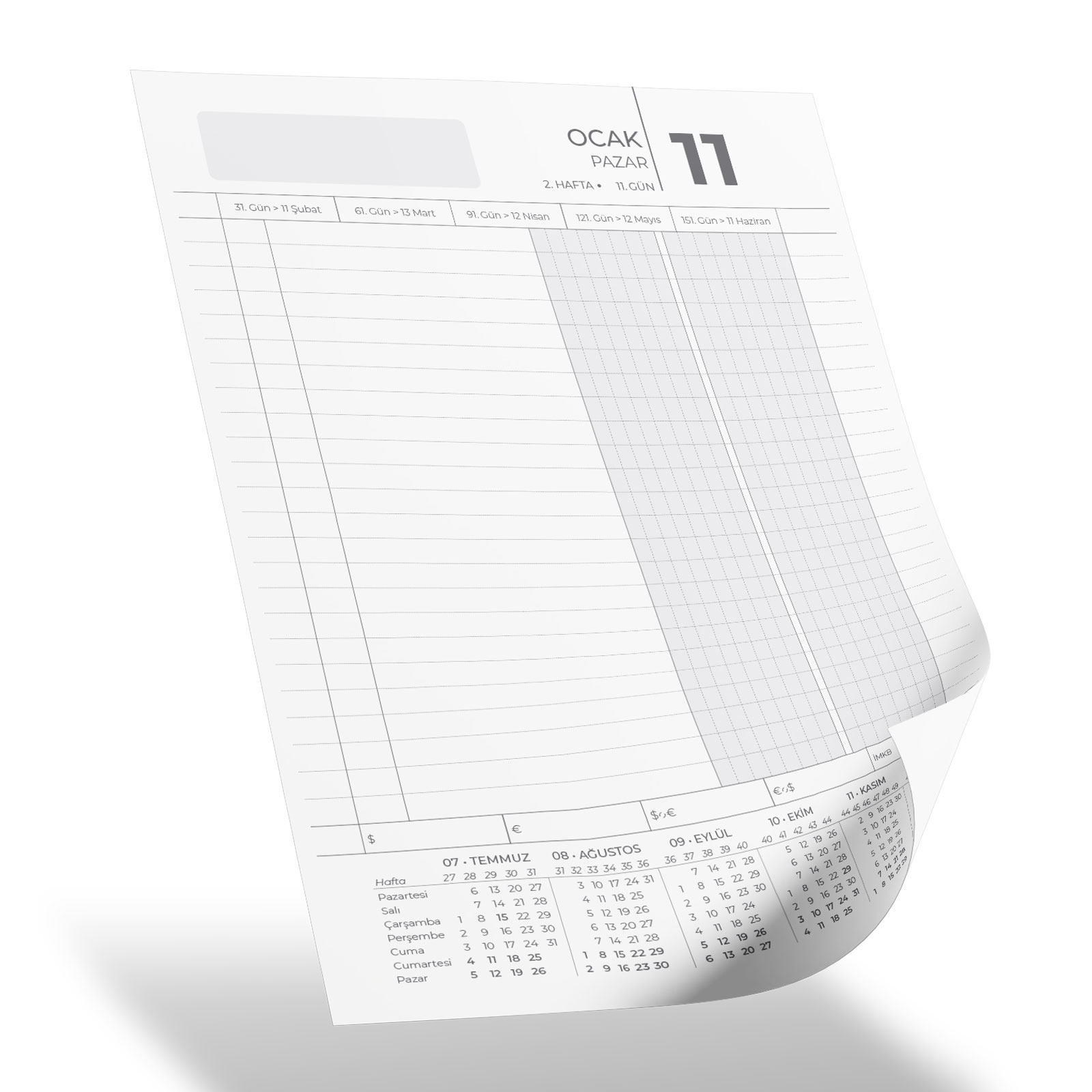 KIZILTEPE SİYAH TİCARİ AJANDA (17X24 CM)