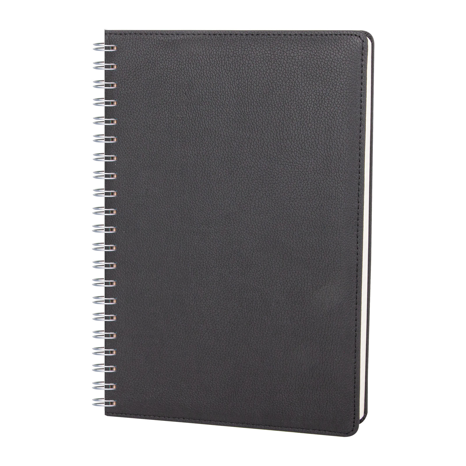 PLEVNE SİYAH KARELİ TARİHSİZ SPİRALLİ DEFTER (20x28 CM)