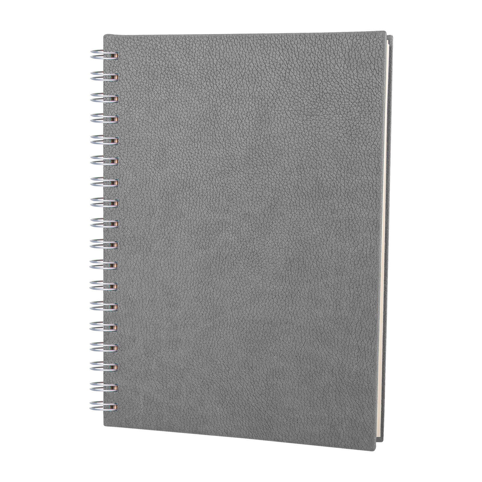 ALTINDAĞ GRİ KARELİ SPİRALLİ TARİHSİZ DEFTER (17X24 CM)